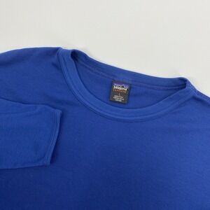 Patagonia Shirt Mens Large Blue‎ Capilene Base Layer Performance Tech Athleisure